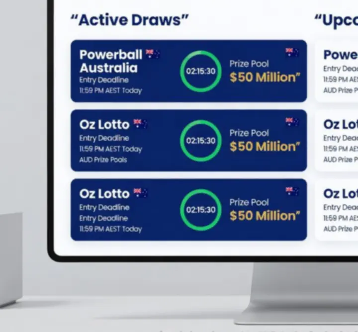AU Lucky Lotto draws dashboard overview